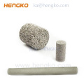 HENGKO custom  0.2-90 microns porous sintered metal filter cartridge for industrial and medical purification and filtration